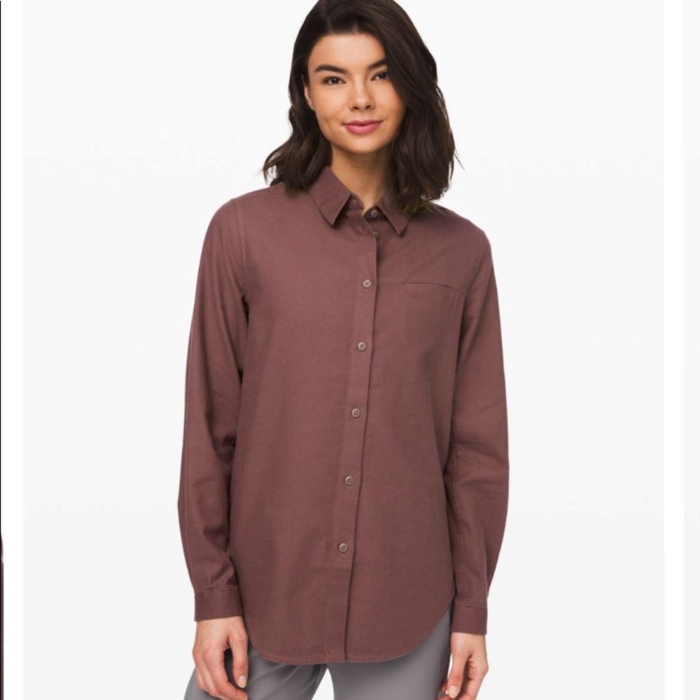 Lululemon Full Day Ahead Shirt. Brand new still has tags!